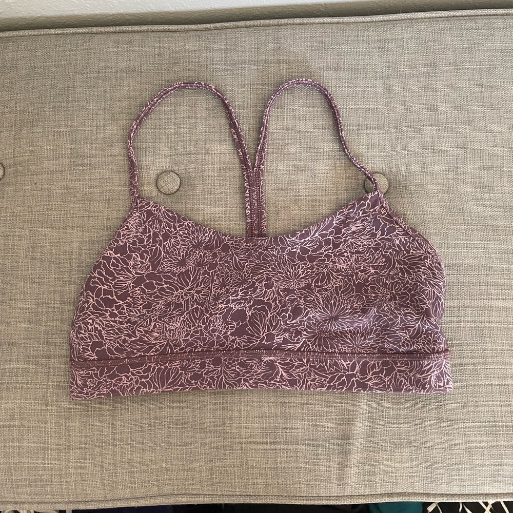 Lululemon floral sports bra